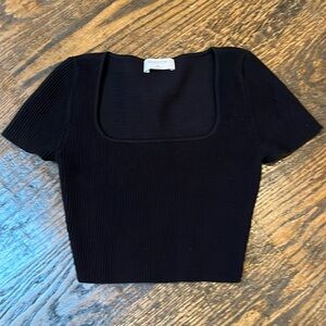 Aritzia Sculpt knit Babaton top Size XS